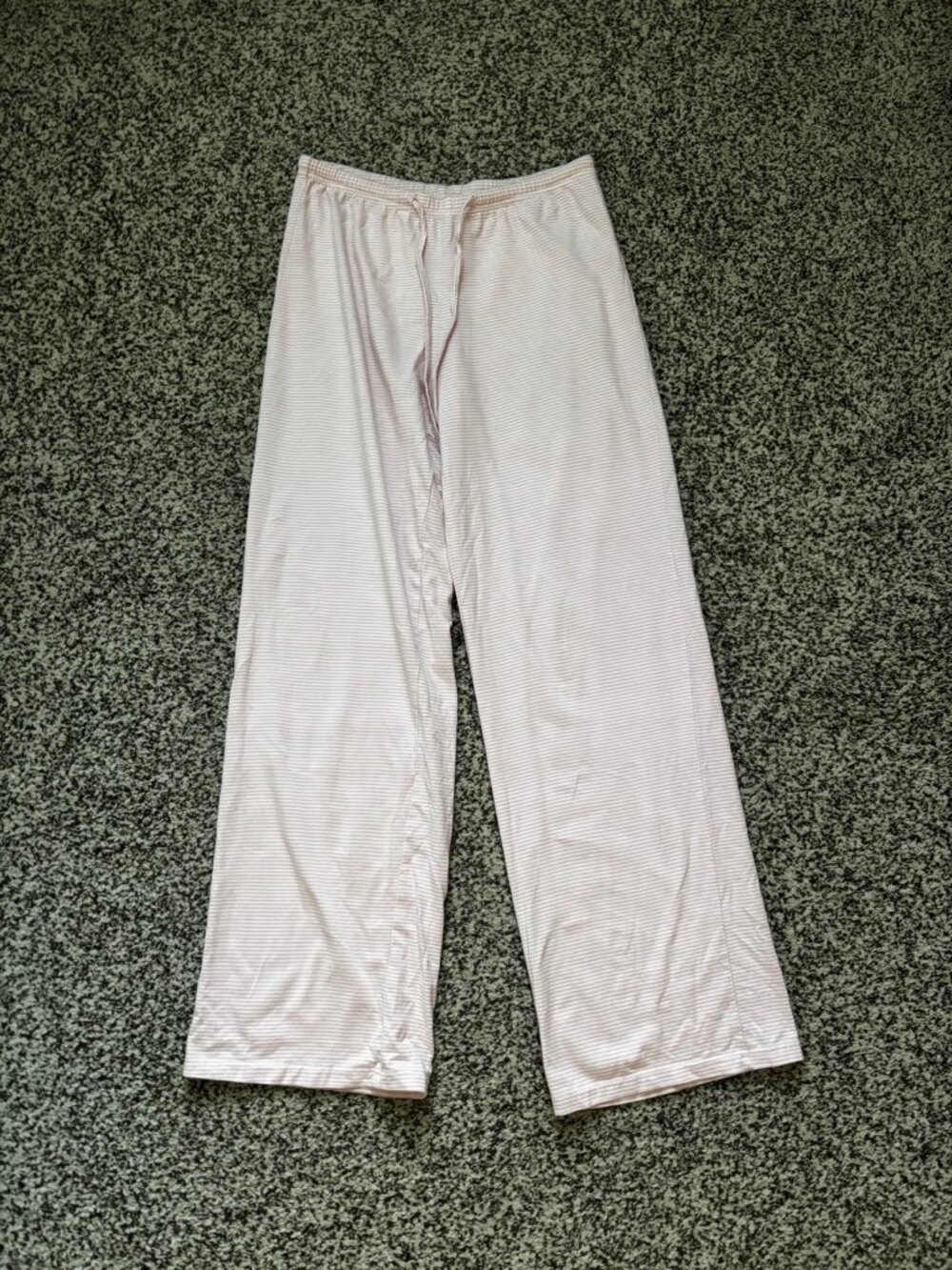 Edikted Pink White Striped Wide Leg Lounge Pants Drawstring Pajama Pants Size XS